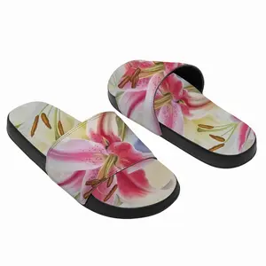 Men Poetry Of Flowers Slip On Slippers