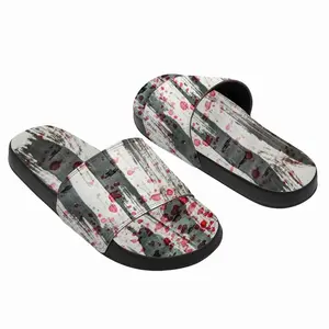 Men White Birch Slip On Slippers