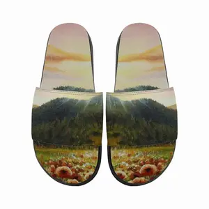 Men Field Of Poppies Slip On Slippers