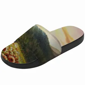 Men Field Of Poppies Slip On Slippers