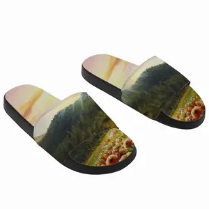 Men Field Of Poppies Slip On Slippers