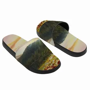 Men Field Of Poppies Slip On Slippers