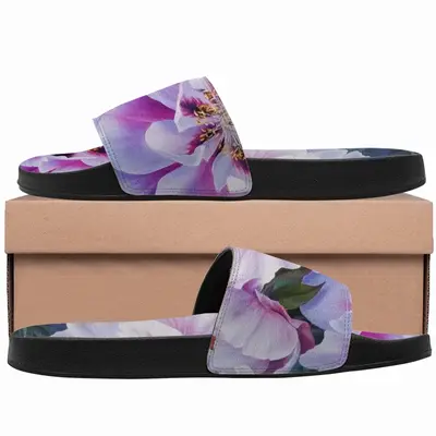 Men Peonies In The Garden Slip On Slippers