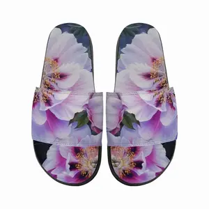 Men Peonies In The Garden Slip On Slippers