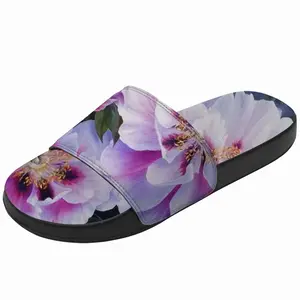 Men Peonies In The Garden Slip On Slippers