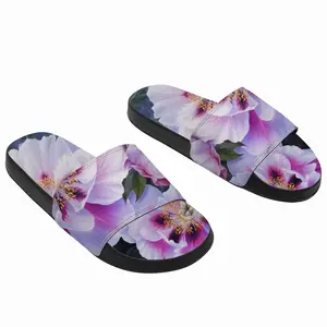 Men Peonies In The Garden Slip On Slippers