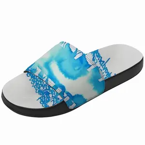 Men Calligraphic Landscape 009 Slip On Slippers