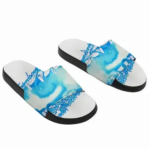 Men Calligraphic Landscape 009 Slip On Slippers