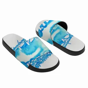 Men Calligraphic Landscape 009 Slip On Slippers