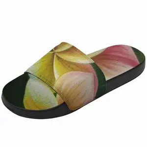 Men Hawaiian Flowers Slip On Slippers