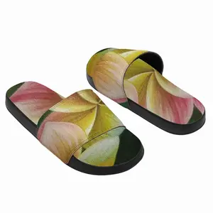 Men Hawaiian Flowers Slip On Slippers