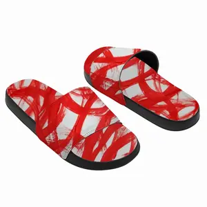 Men Red Passion Slip On Slippers