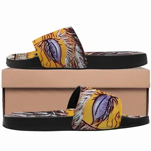 Men Monkey - Watercolor Animals Wild Interior Decor Gift Ideas Design Asian Slip On Slippers