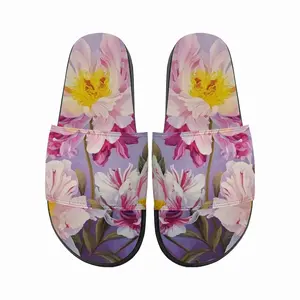 Men The Kingdom Of Peonies Slip On Slippers