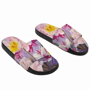 Men The Kingdom Of Peonies Slip On Slippers