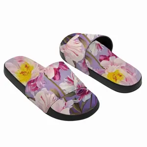 Men The Kingdom Of Peonies Slip On Slippers