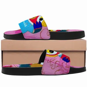 Men Fashionista - Bird Animals Pink Yellow Balenciaga Slip On Slippers