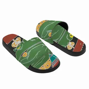 Men Tree Legged Toad Politics Political Animals Humour King Emperor Slip On Slippers