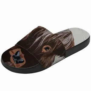 Men Bull - Red Bull Taurus Animals Buffalo Wild Slip On Slippers