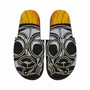 Men Earth Pandemic Interior Decor Street Art Slip On Slippers