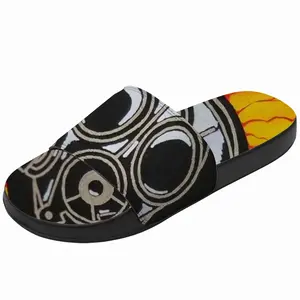 Men Earth Pandemic Interior Decor Street Art Slip On Slippers