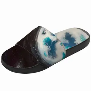 Men Blue Moon Street Art Sky Interior Design Ideas Decor Slip On Slippers