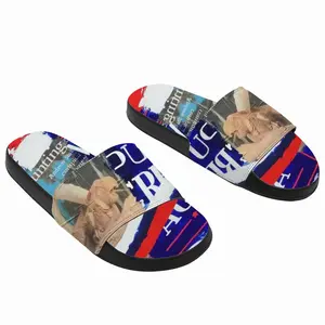 Men Great Again - Flag Usa Trump Putin Street Art Interior Design Decor Ideas Slip On Slippers