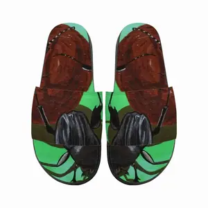 Men Dung-Beetle Insects Animals Bug Slip On Slippers