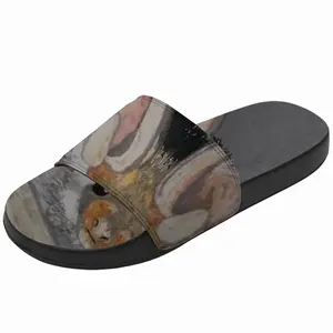 Men Batman - Watercolor Gray Mouse Animals Poster Slip On Slippers