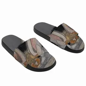 Men Batman - Watercolor Gray Mouse Animals Poster Slip On Slippers