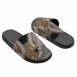 Men Batman - Watercolor Gray Mouse Animals Poster Slip On Slippers