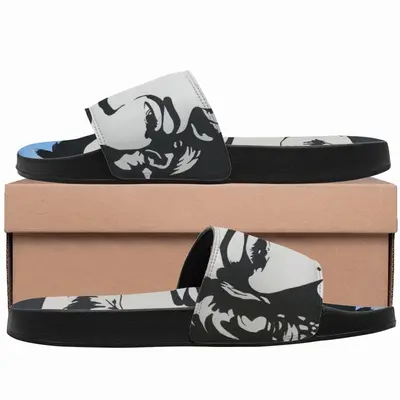 Men Marilyn Monroe - Girl Women Blonde Fashion Art Poster Slip On Slippers