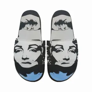 Men Marilyn Monroe - Girl Women Blonde Fashion Art Poster Slip On Slippers