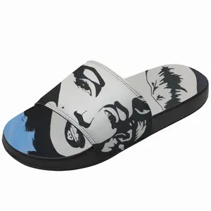 Men Marilyn Monroe - Girl Women Blonde Fashion Art Poster Slip On Slippers