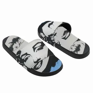 Men Marilyn Monroe - Girl Women Blonde Fashion Art Poster Slip On Slippers