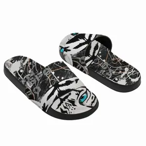 Men Do Good Bro Animals Tiger Street Art Slip On Slippers