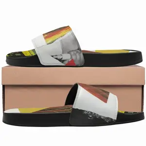 Men Singer Collage Slip On Slippers