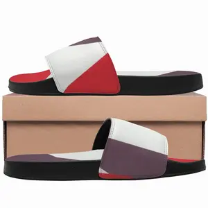 Men Two Color Abstract Slip On Slippers