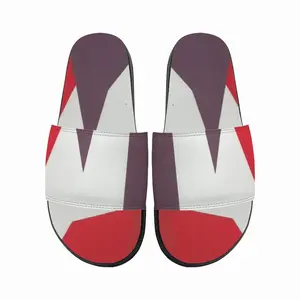 Men Two Color Abstract Slip On Slippers