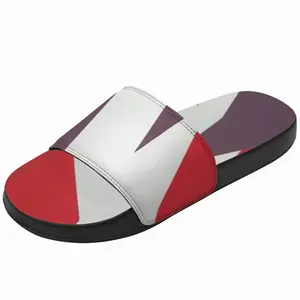 Men Two Color Abstract Slip On Slippers