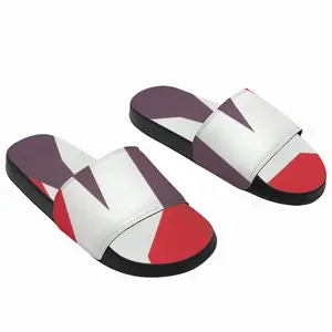 Men Two Color Abstract Slip On Slippers