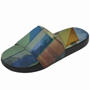 Men Into The Moon Slip On Slippers