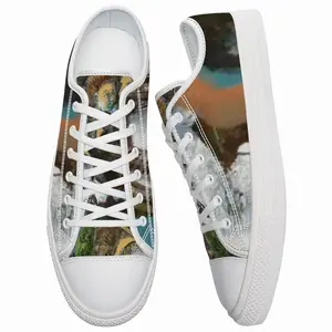 Men Short Trash Retro Canvas Shoes