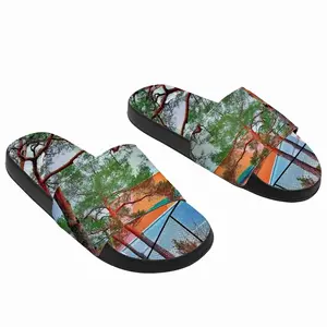 Men Deep Breath Slip On Slippers