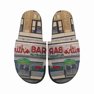 Men Smiths Bar New York City Slip On Slippers