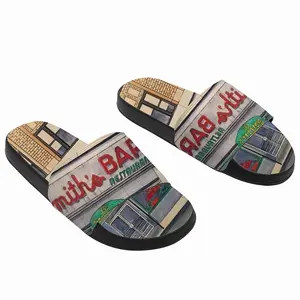 Men Smiths Bar New York City Slip On Slippers