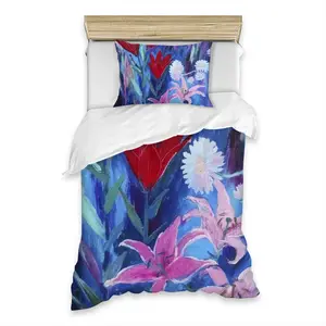 Lilies In The Evening Quilt Cover (Multi-Size, Single Bed)