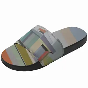 Men Transparent Armor Slip On Slippers