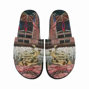 Men Rockefeller Center New York City Slip On Slippers