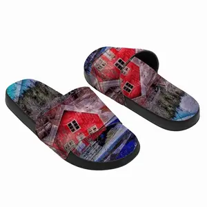 Men Blue Sky Slip On Slippers